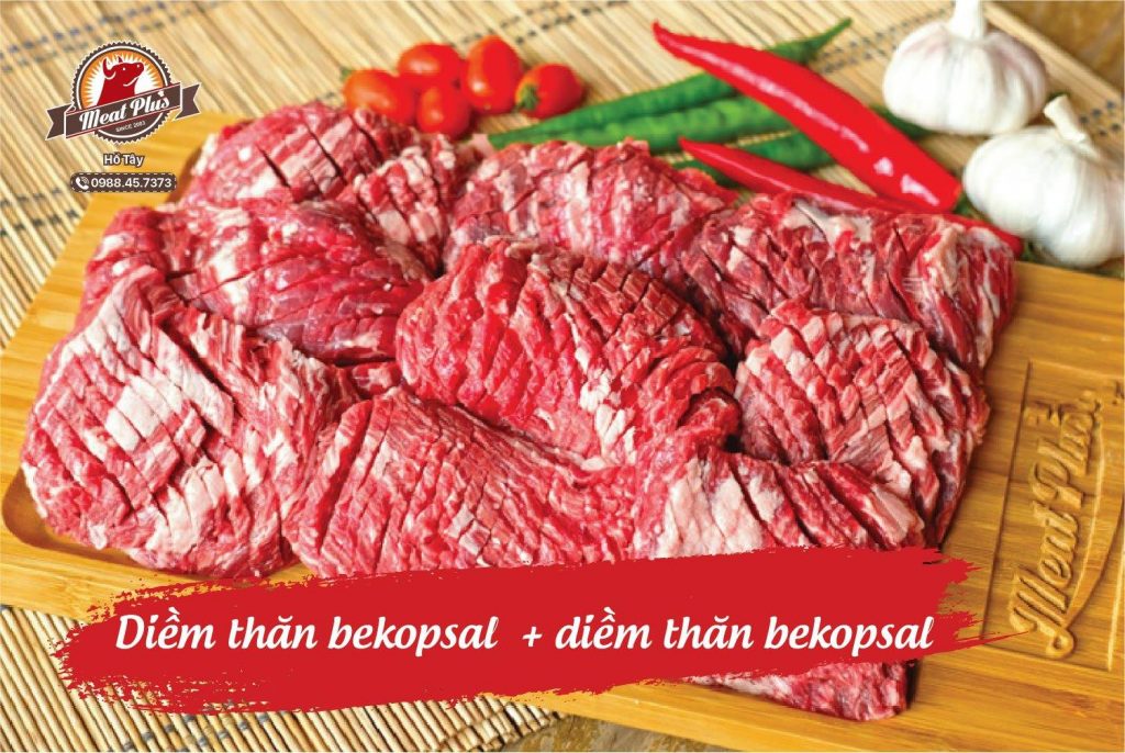 Set thịt BBQ diền thăn Bekopsal trong menu Meat Plus