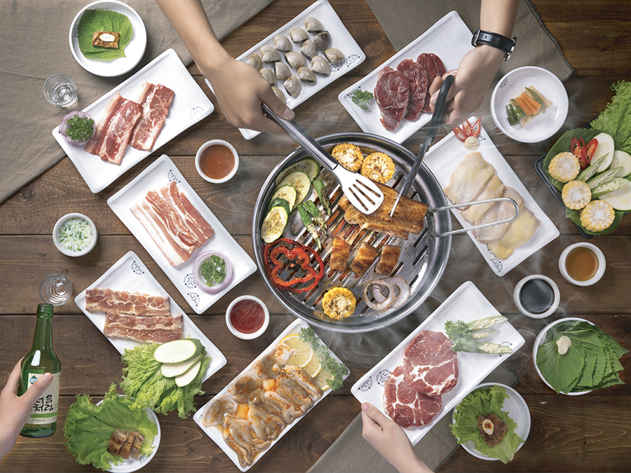 Quán có không gian ẩm thực đậm chất Hàn Quốc