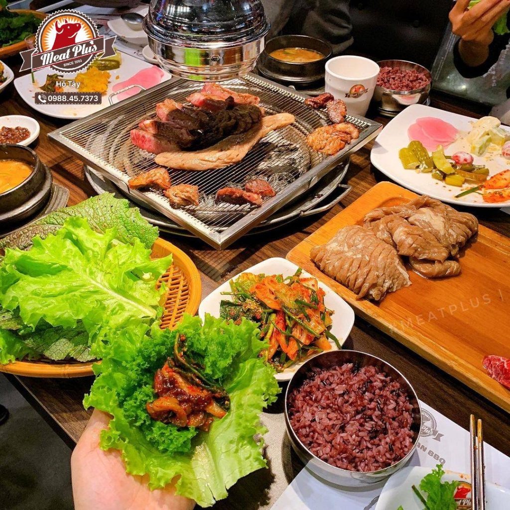 Thịt nướng chuẩn Hàn - Meat Plus Hồ Tây