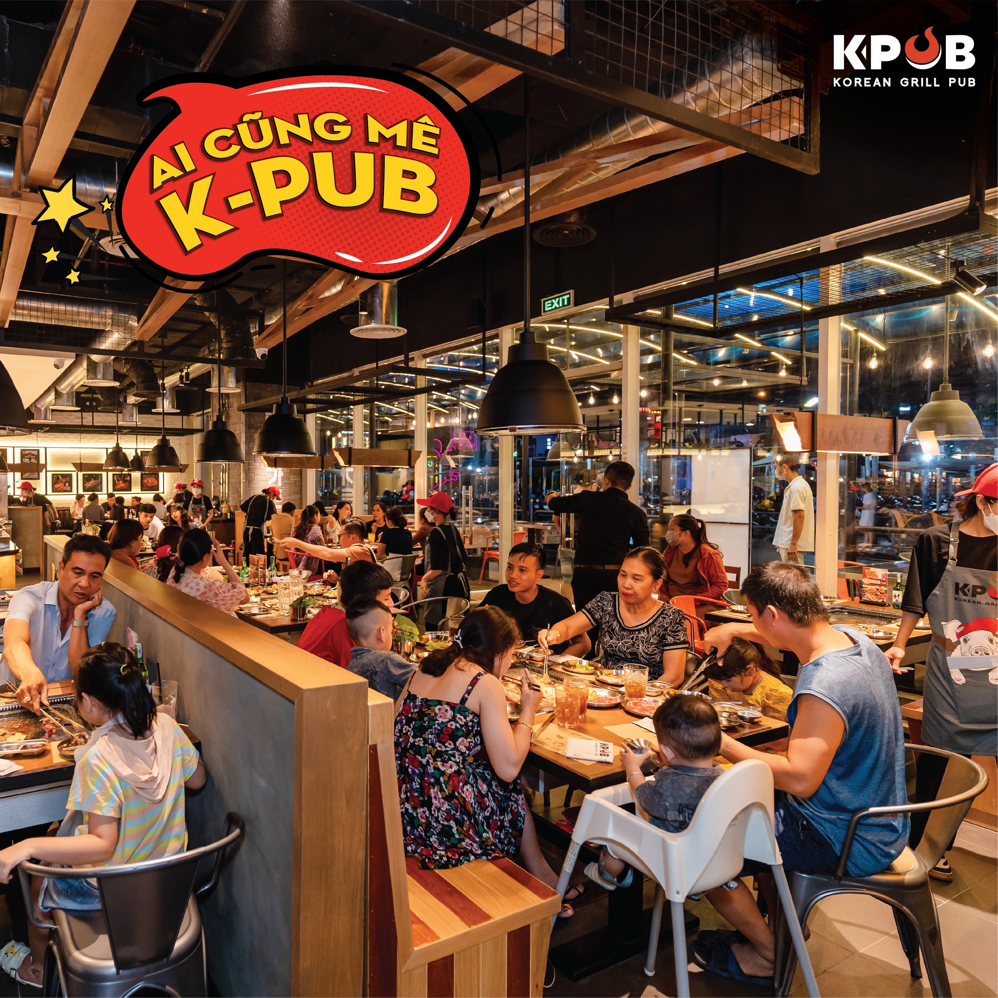K-Pub là cửa hàng mang đậm phong cách Hàn Quốc cho những ai yêu thích ẩm thực xứ sở kim chi