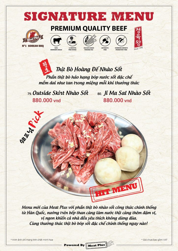 Meat Plus No1 Korean BBQ - Hồ Tây| Review Không gian, Giá, Menu thịt ...