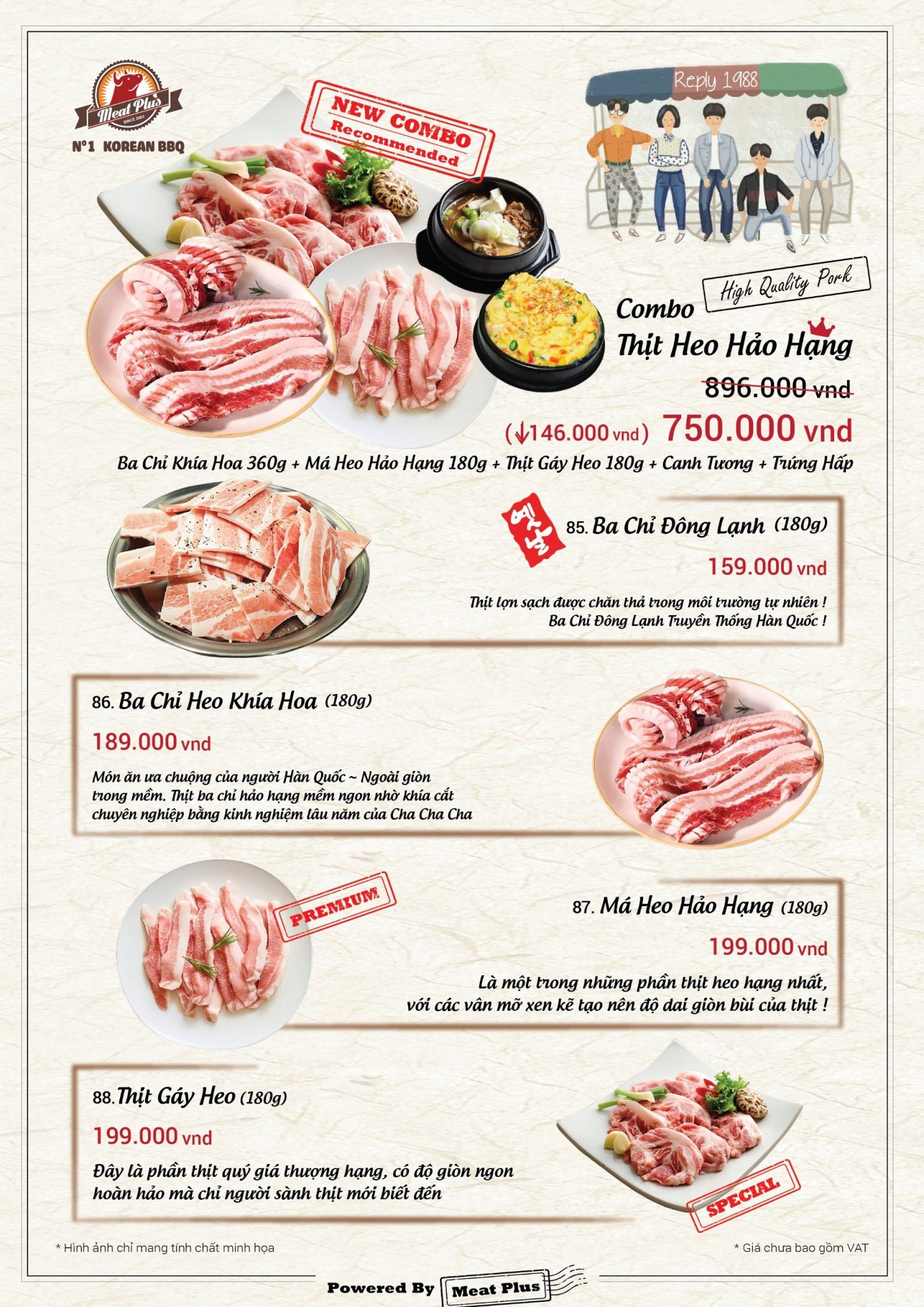 Meat Plus No1 Korean BBQ - Hồ Tây| Review Không gian, Giá, Menu thịt ...